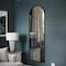 Flash Furniture Mila 22in x 65in Arched Metal Framed Wall Mirror, Black HMHD-23M009YBN-BLK-GG - alternate 5